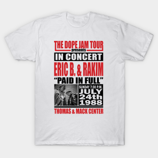 Hip Hop T-Shirt - The Dope Jam Tour (1988) by Scum_and_Villainy